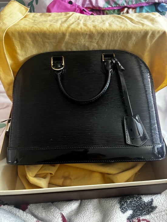 Louis Vuitton Handbags - Louis Vuitton black Alma Pm